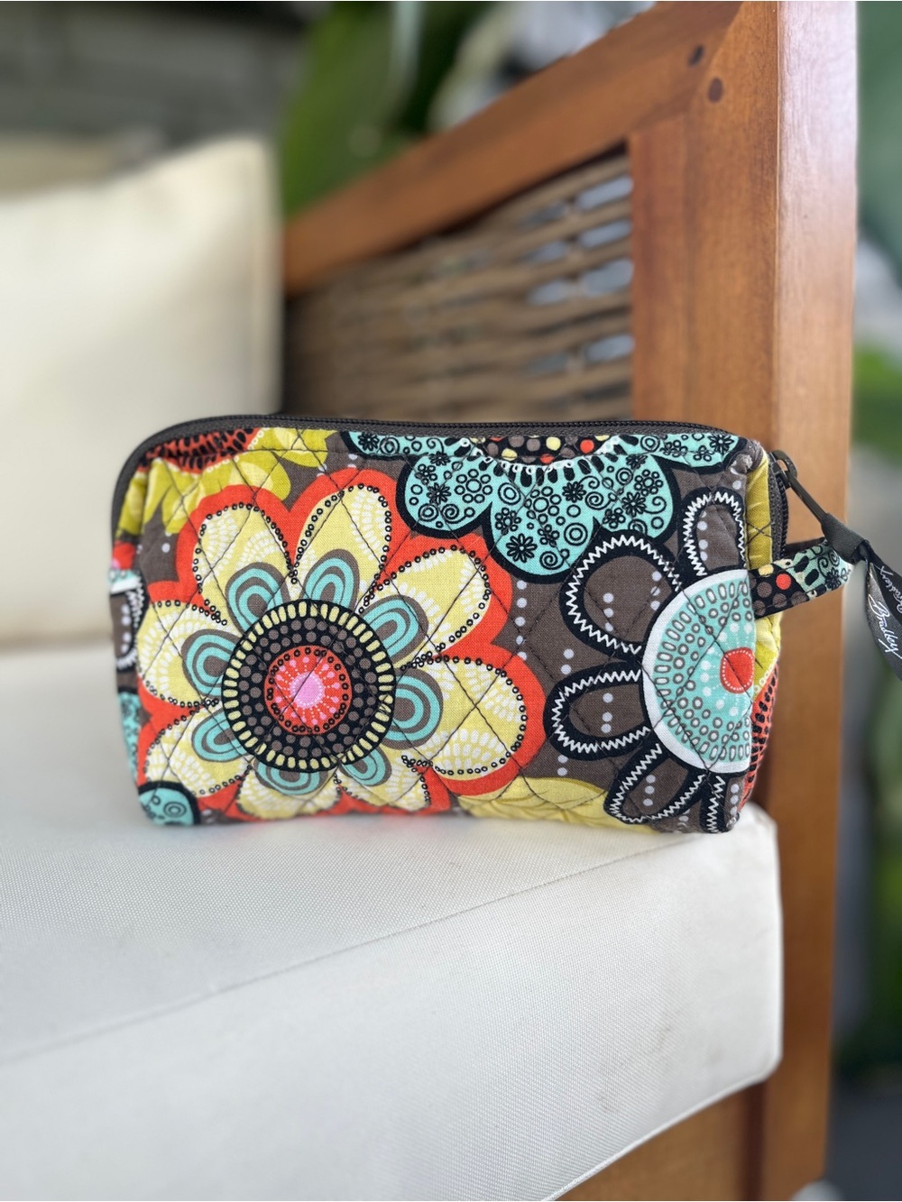 Vera Bradley Flower Shower Small Cosmetic bag